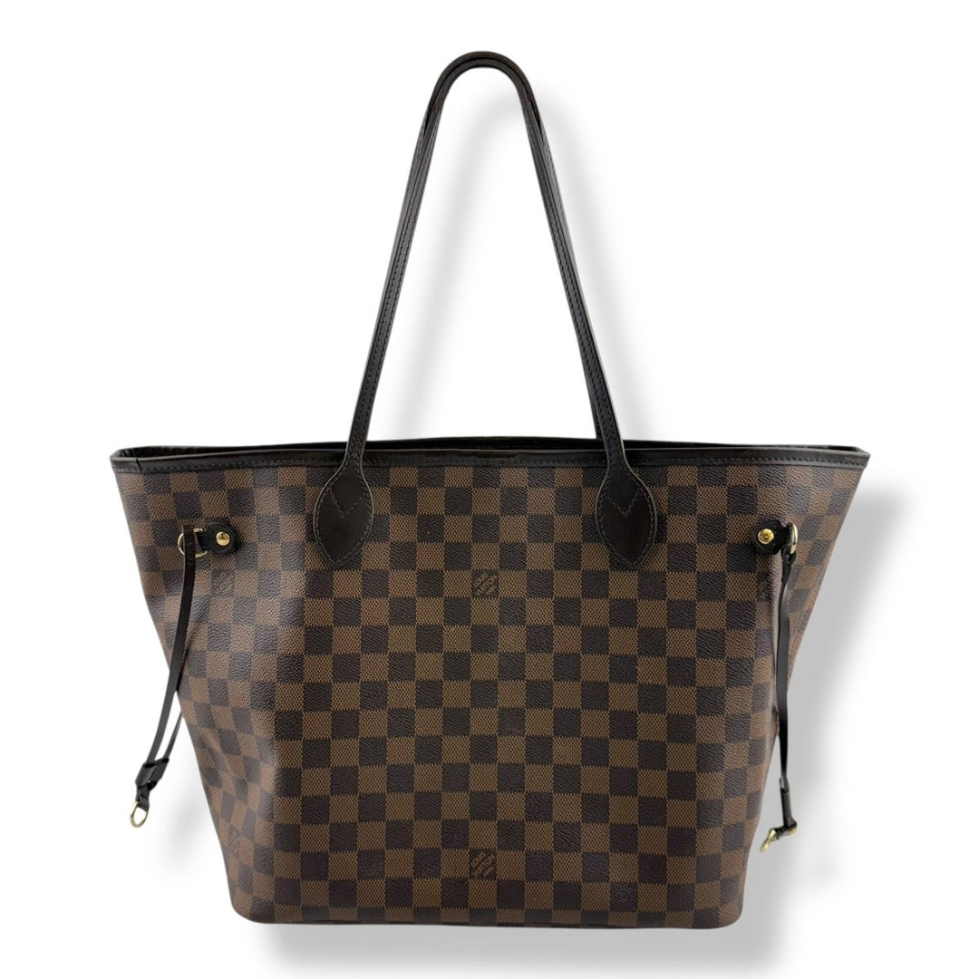 Louis Vuitton Brown Damier Neverfull MM Handbag - Lux Central