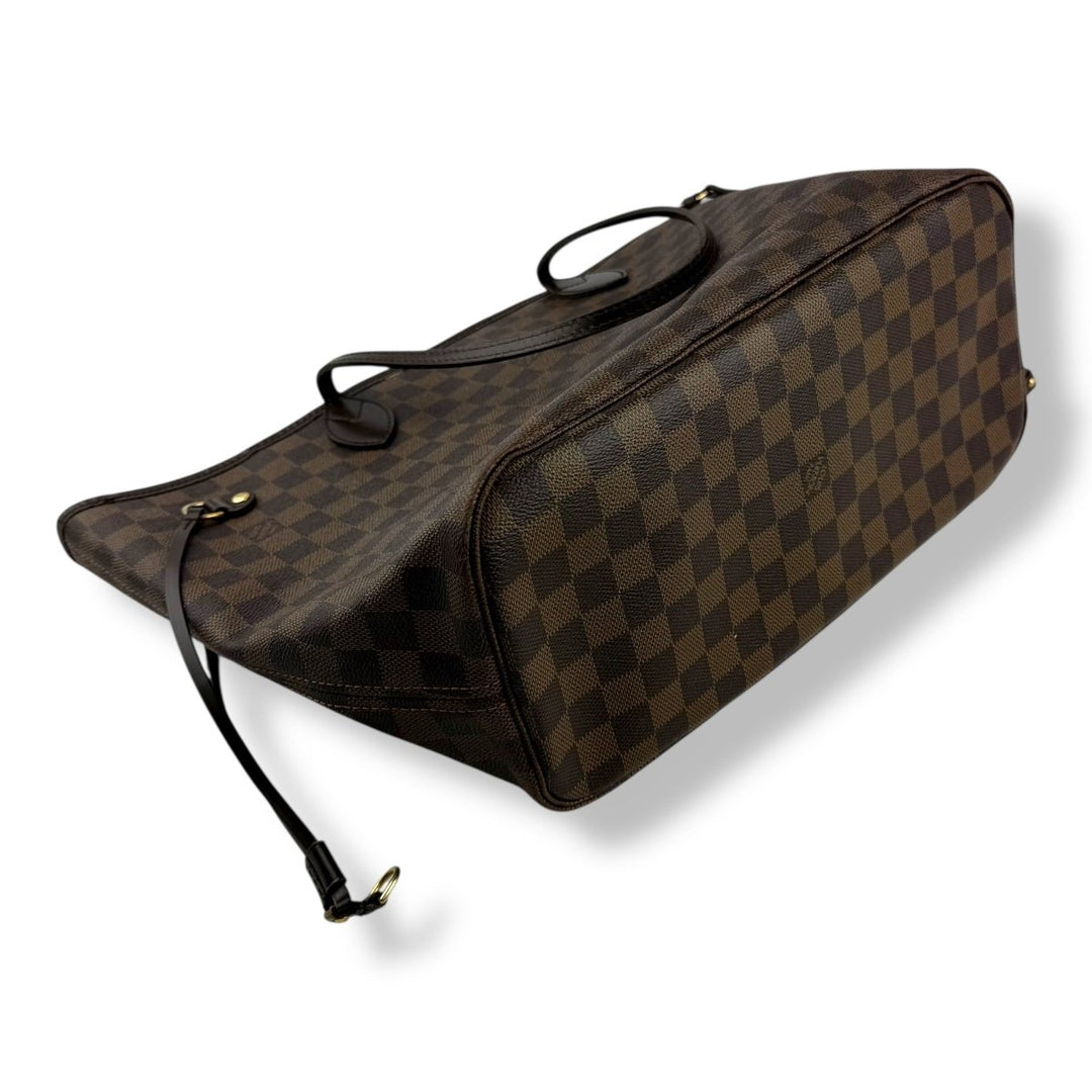 Louis Vuitton Brown Damier Neverfull MM Handbag - Lux Central