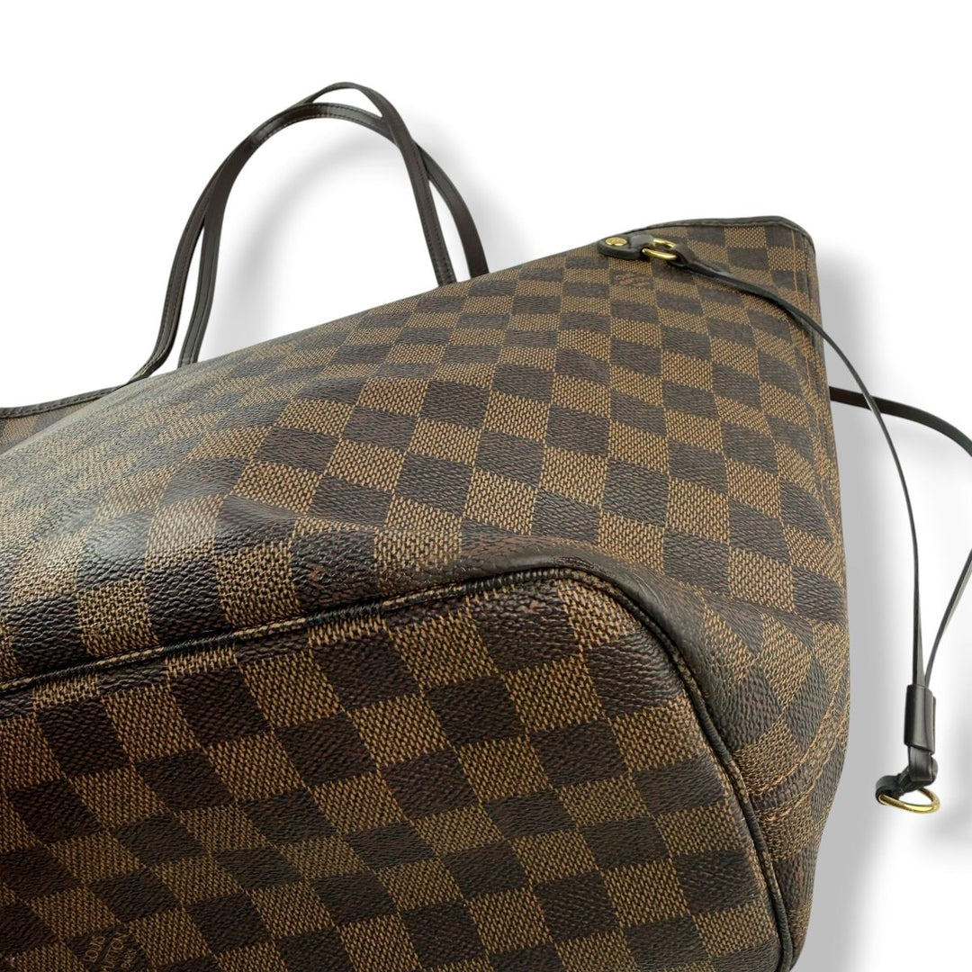 Louis Vuitton Brown Damier Neverfull MM Handbag - Lux Central