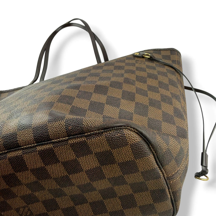 Louis Vuitton Brown Damier Neverfull MM Handbag - Lux Central