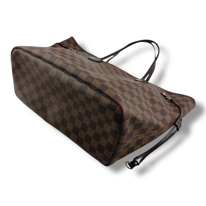 Louis Vuitton Brown Damier Neverfull MM Handbag - Lux Central