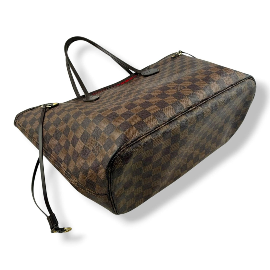 Louis Vuitton Brown Damier Neverfull MM Handbag - Lux Central