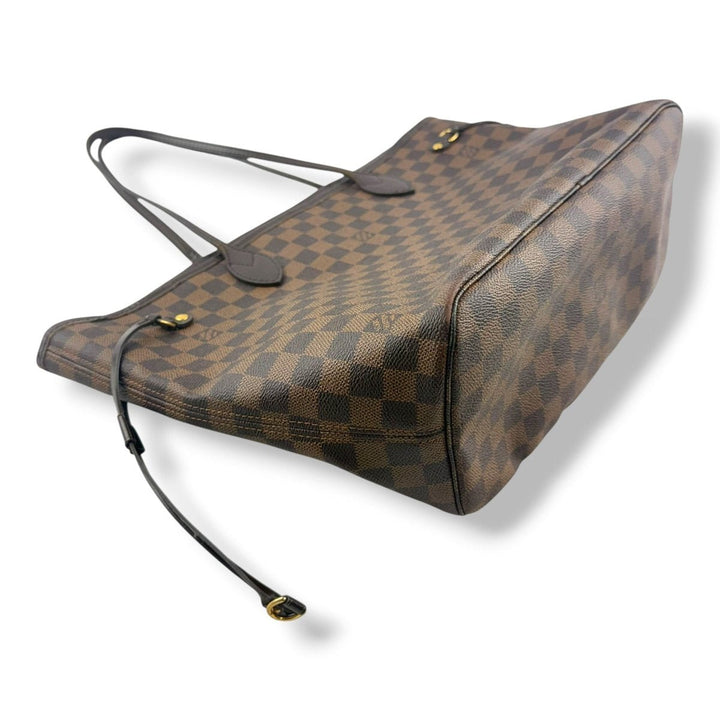 Louis Vuitton Brown Damier Neverfull MM Handbag - Lux Central