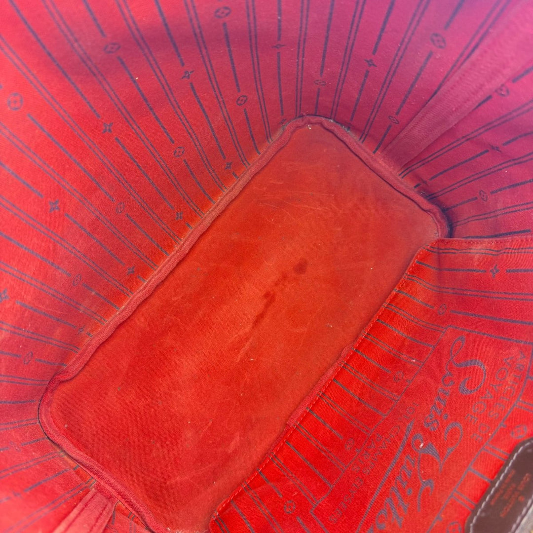 Louis Vuitton Brown Damier Neverfull MM Handbag - Lux Central