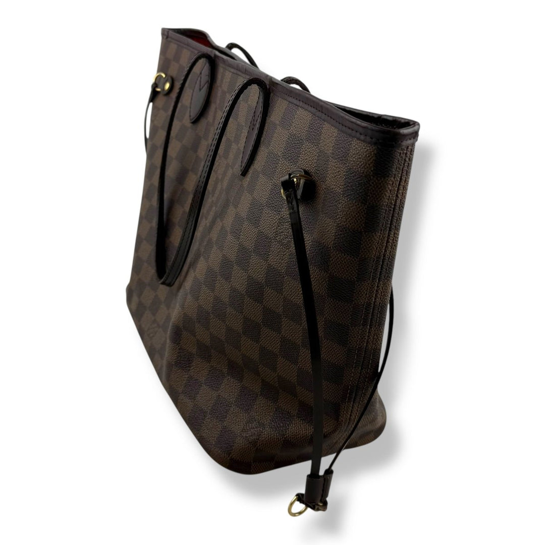 Louis Vuitton Brown Damier Neverfull MM Handbag - Lux Central