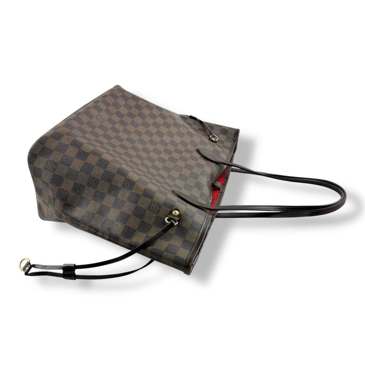 Louis Vuitton Brown Damier Neverfull MM Handbag - Lux Central