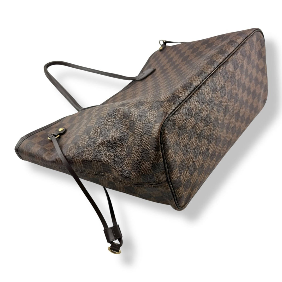 Louis Vuitton Brown Damier Neverfull MM Handbag - Lux Central