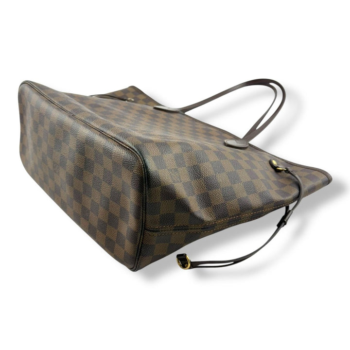Louis Vuitton Brown Damier Neverfull MM Handbag - Lux Central