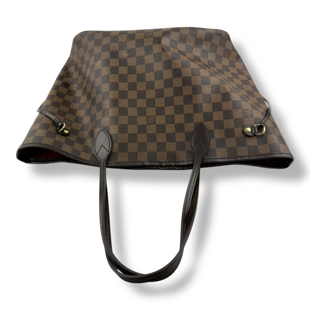 Louis Vuitton Brown Damier Neverfull MM Handbag - Lux Central
