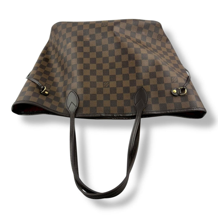 Louis Vuitton Brown Damier Neverfull MM Handbag - Lux Central