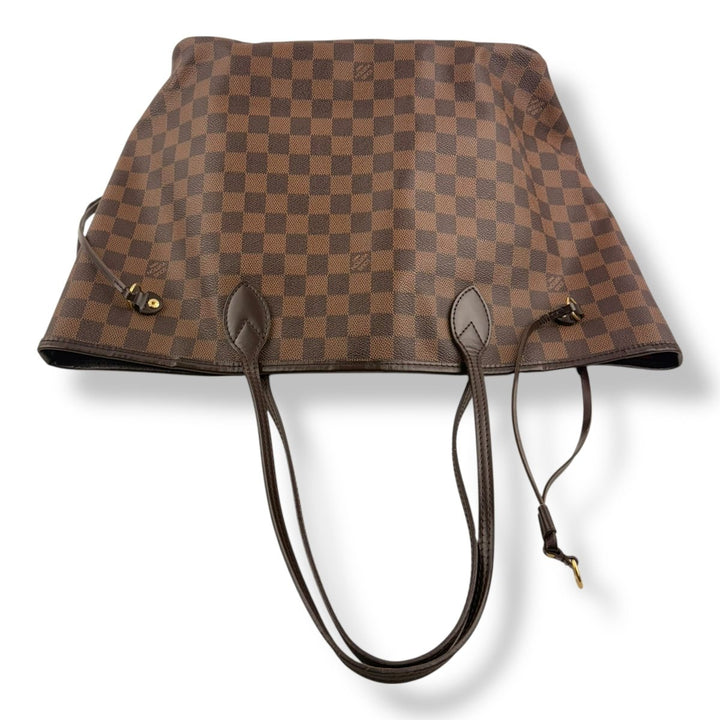 Louis Vuitton Brown Damier Neverfull MM Handbag - Lux Central