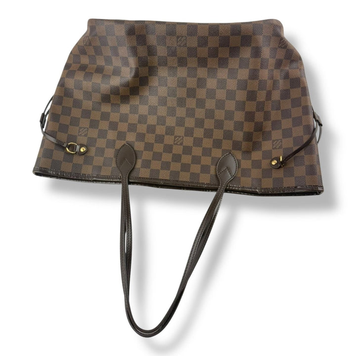 Louis Vuitton Brown Damier Neverfull MM Handbag - Lux Central