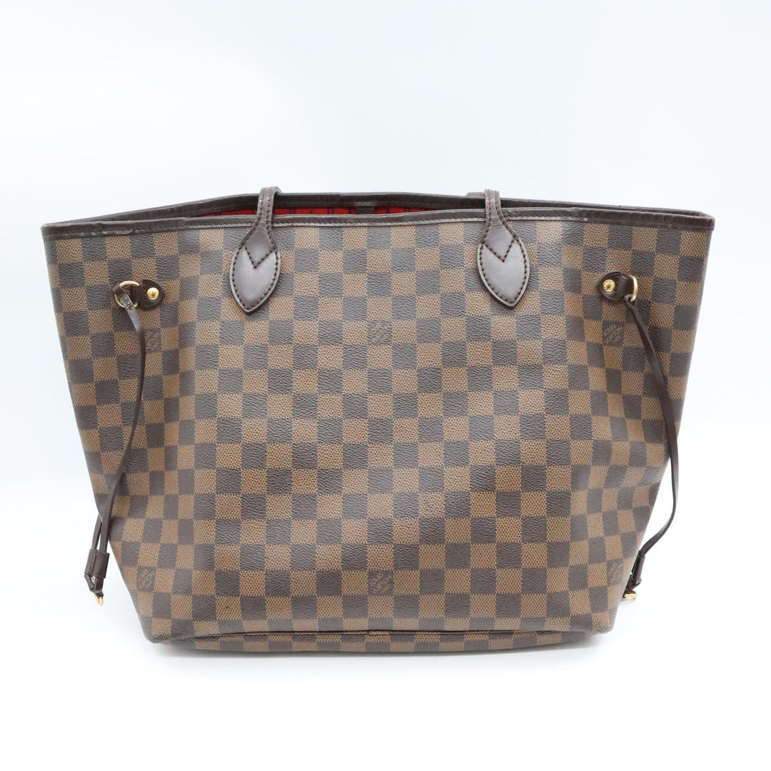 Louis Vuitton Brown Damier Neverfull MM Handbag - Lux Central