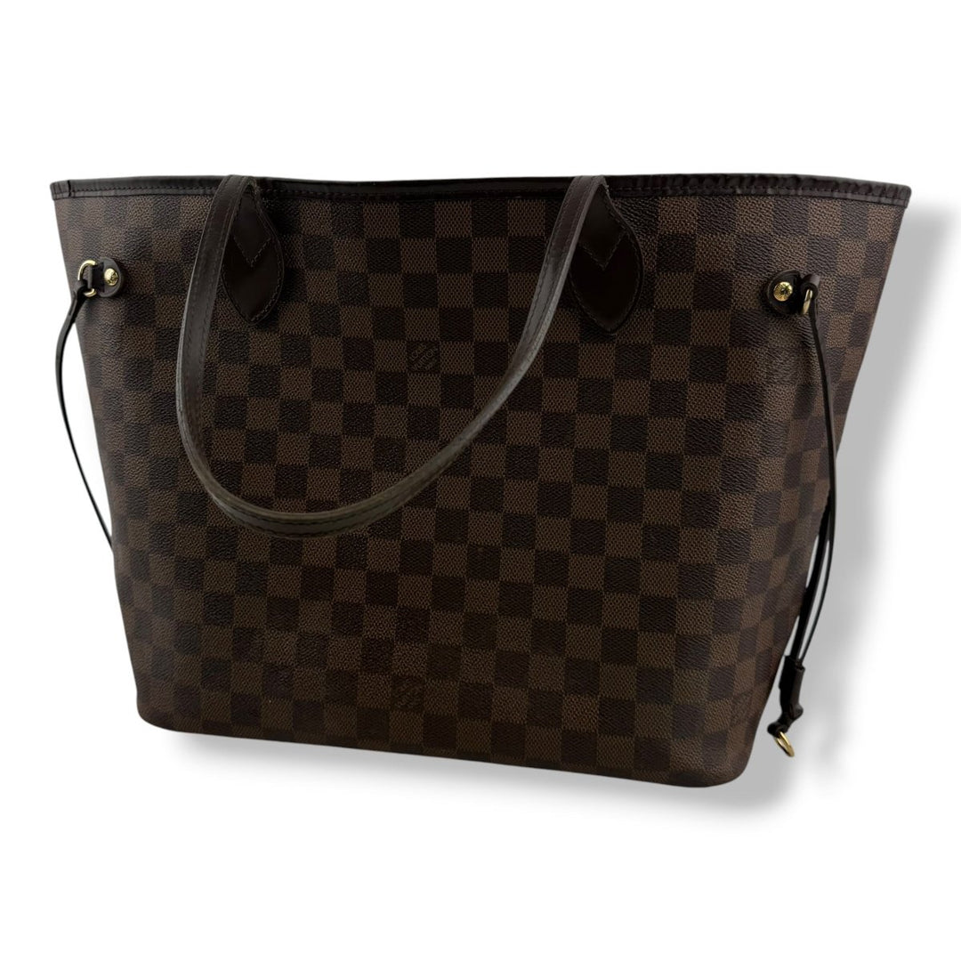 Louis Vuitton Brown Damier Neverfull MM Handbag - Lux Central