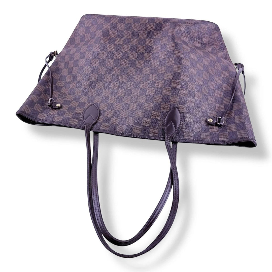 Louis Vuitton Brown Damier Neverfull MM Handbag - Lux Central