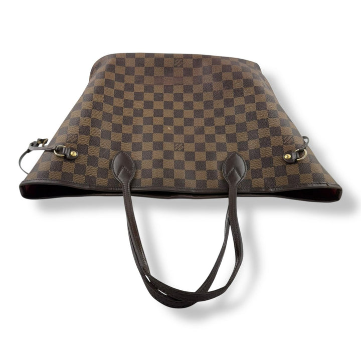 Louis Vuitton Brown Damier Neverfull MM Handbag - Lux Central