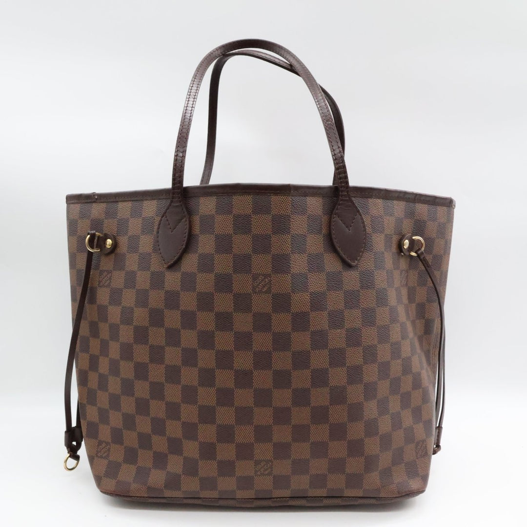 Louis Vuitton Brown Damier Neverfull MM Handbag - Lux Central
