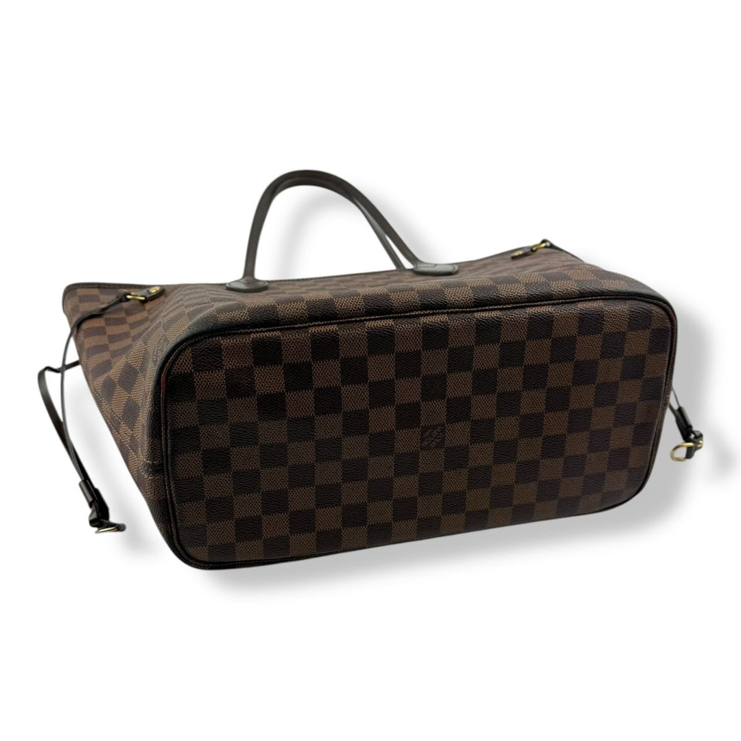 Louis Vuitton Brown Damier Neverfull MM Handbag - Lux Central