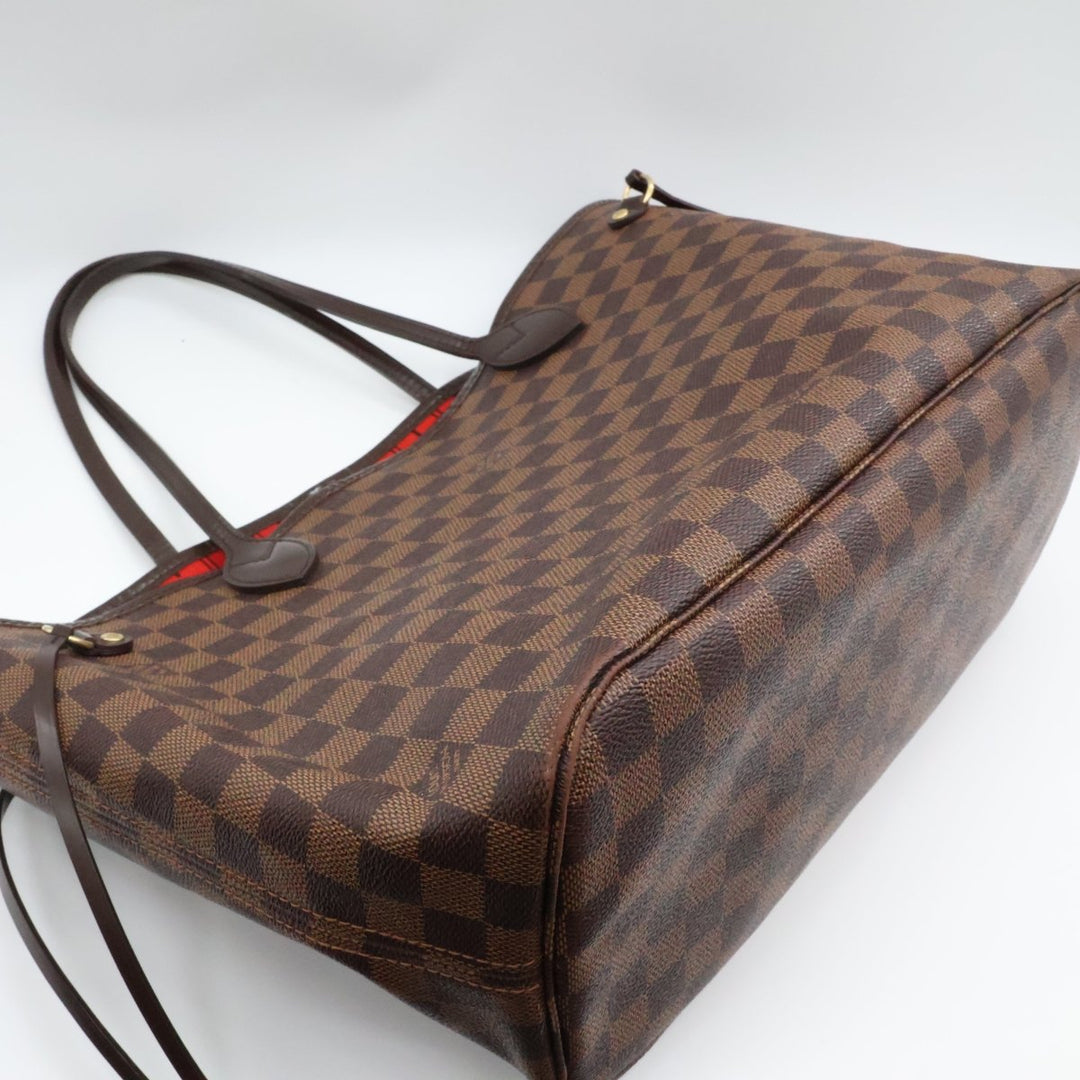 Louis Vuitton Brown Damier Neverfull MM Handbag - Lux Central