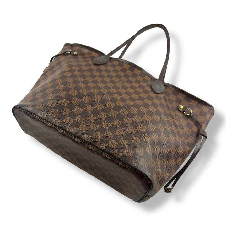 Louis Vuitton Brown Damier Neverfull MM Handbag - Lux Central