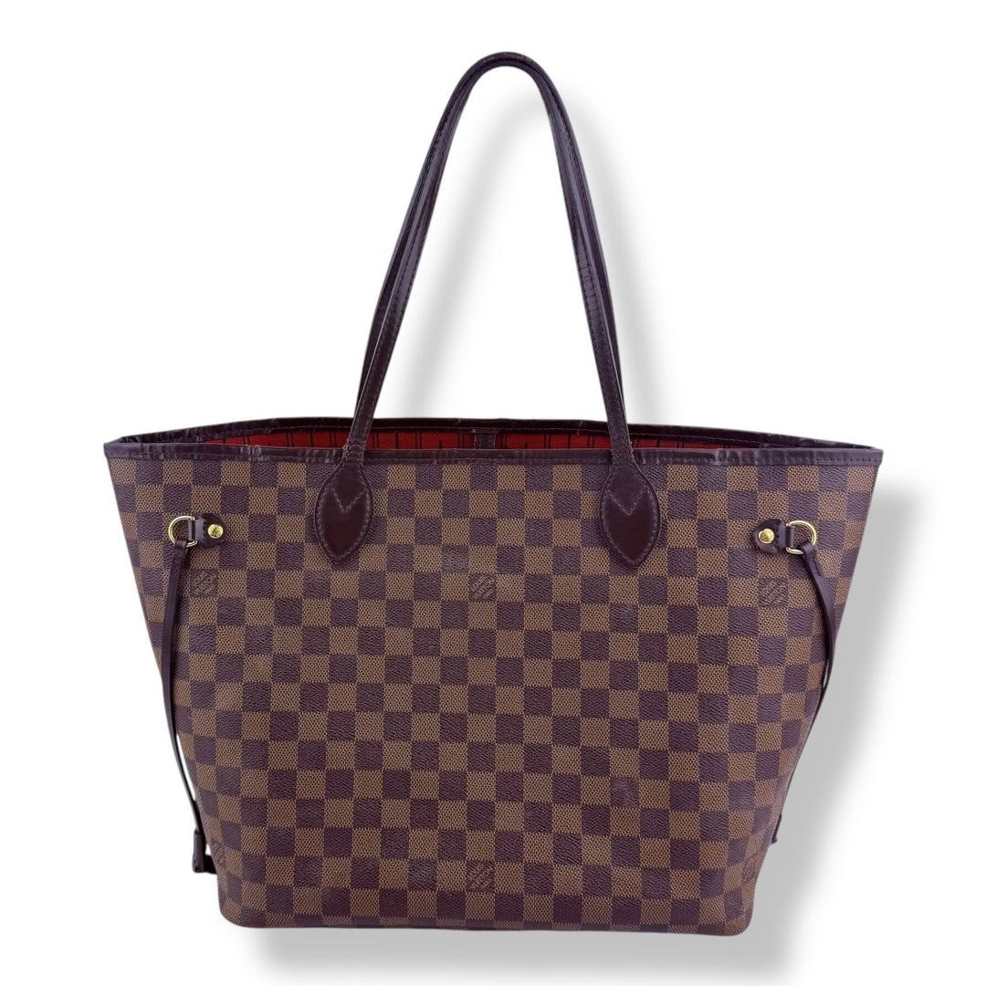 Louis Vuitton Brown Damier Neverfull MM Handbag - Lux Central