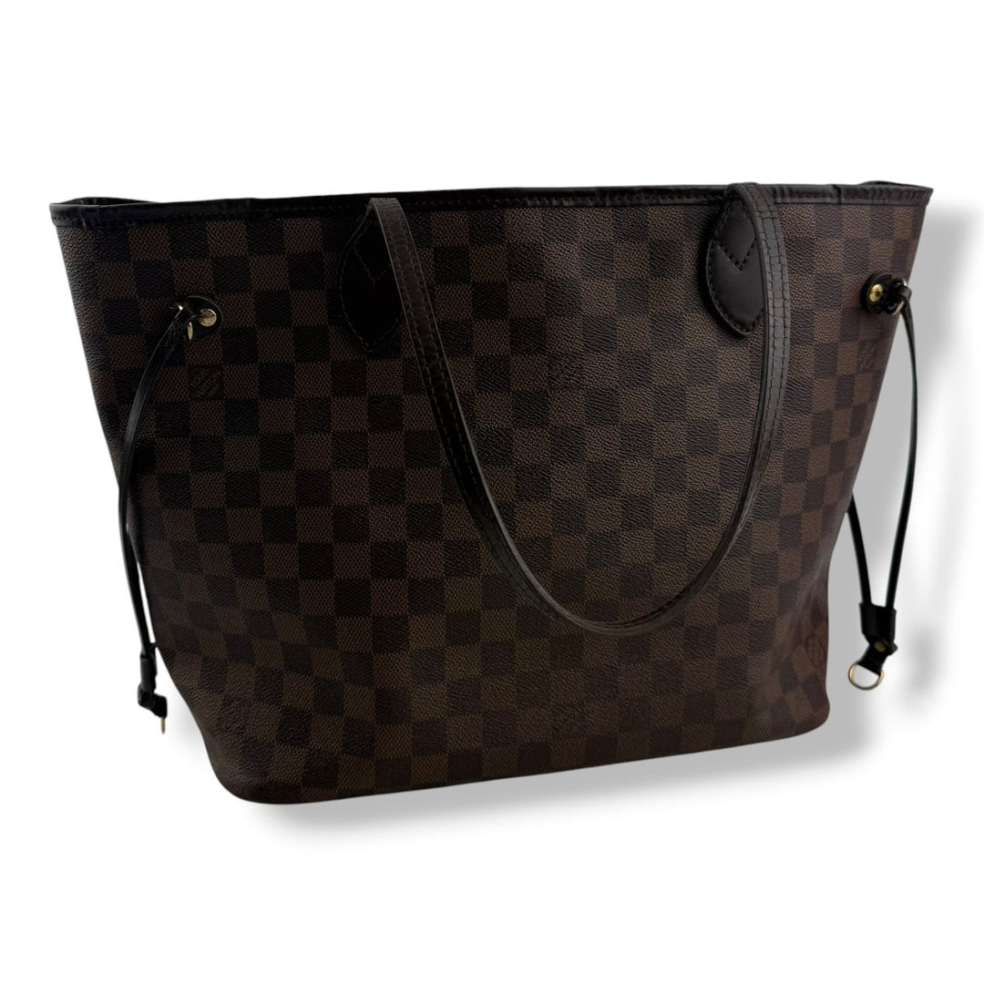 Louis Vuitton Brown Damier Neverfull MM Handbag - Lux Central