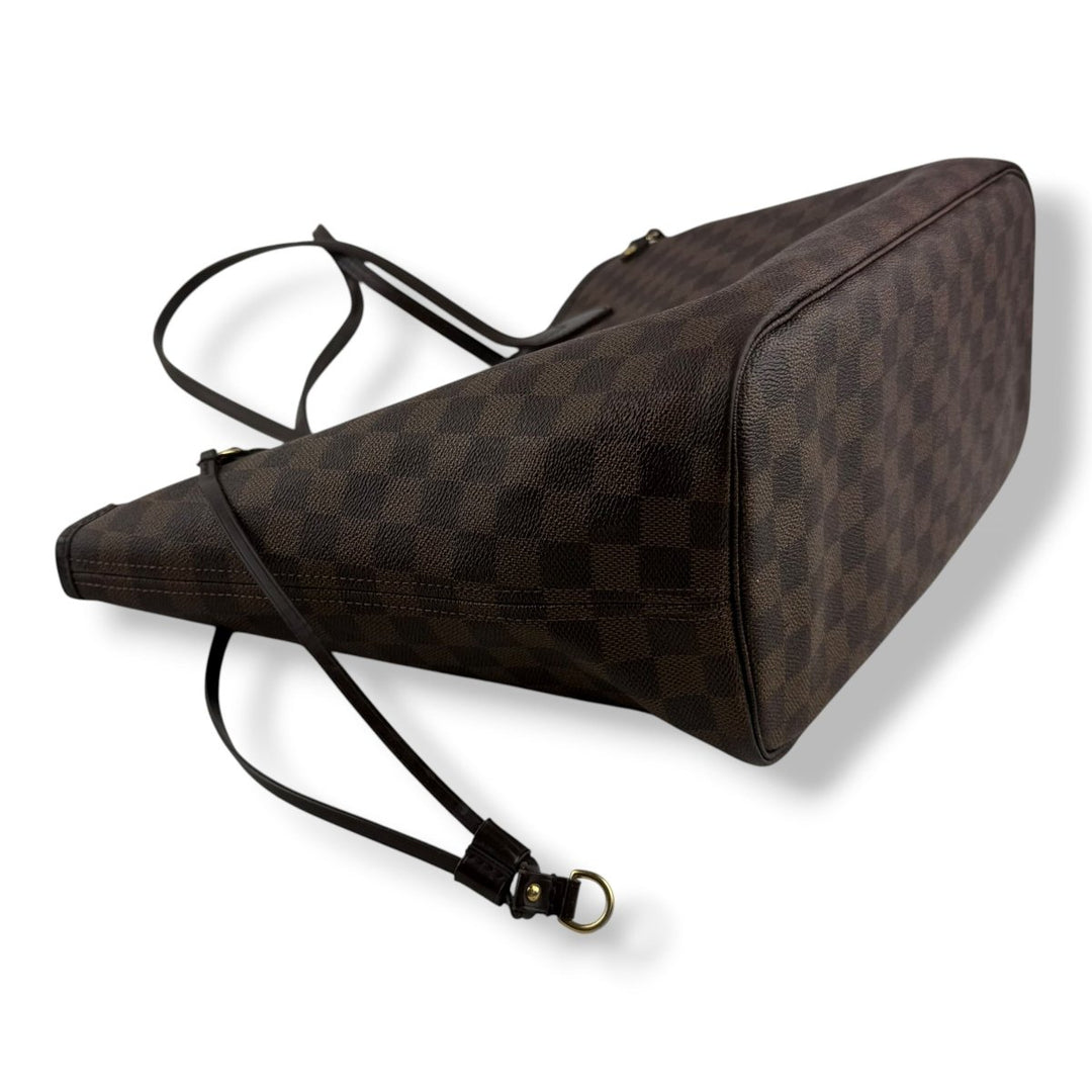 Louis Vuitton Brown Damier Neverfull MM Handbag - Lux Central
