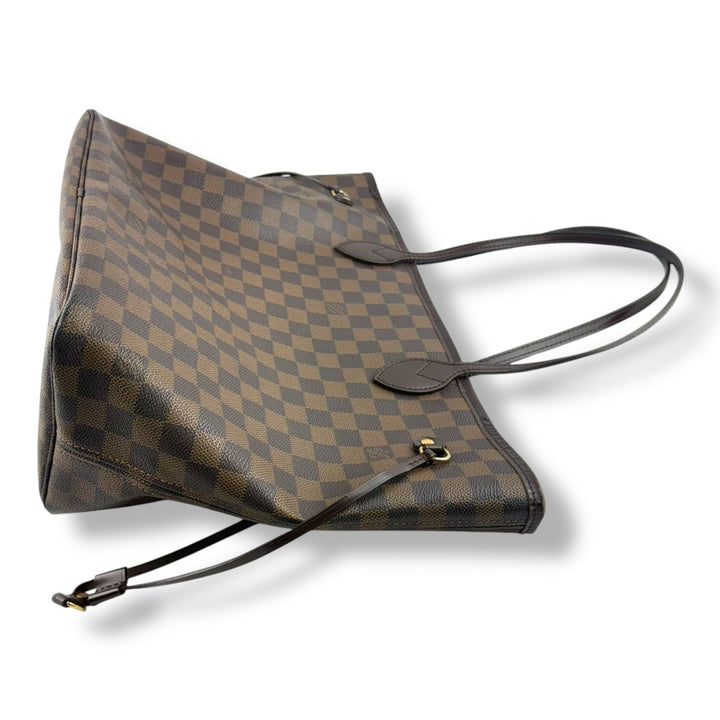 Louis Vuitton Brown Damier Neverfull MM Handbag - Lux Central