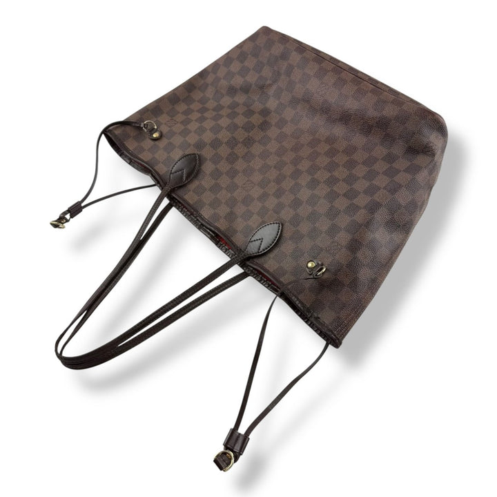 Louis Vuitton Brown Damier Neverfull MM Handbag - Lux Central