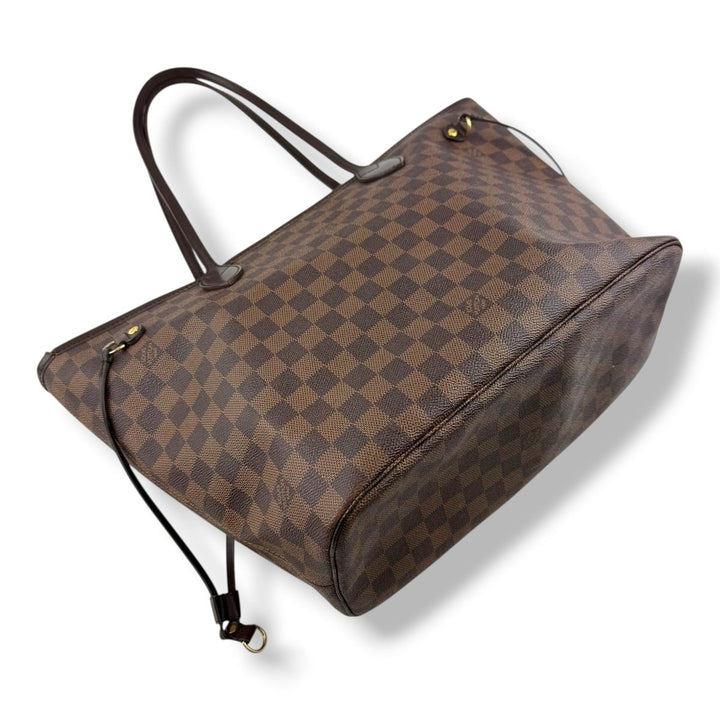 Louis Vuitton Brown Damier Neverfull MM Handbag - Lux Central