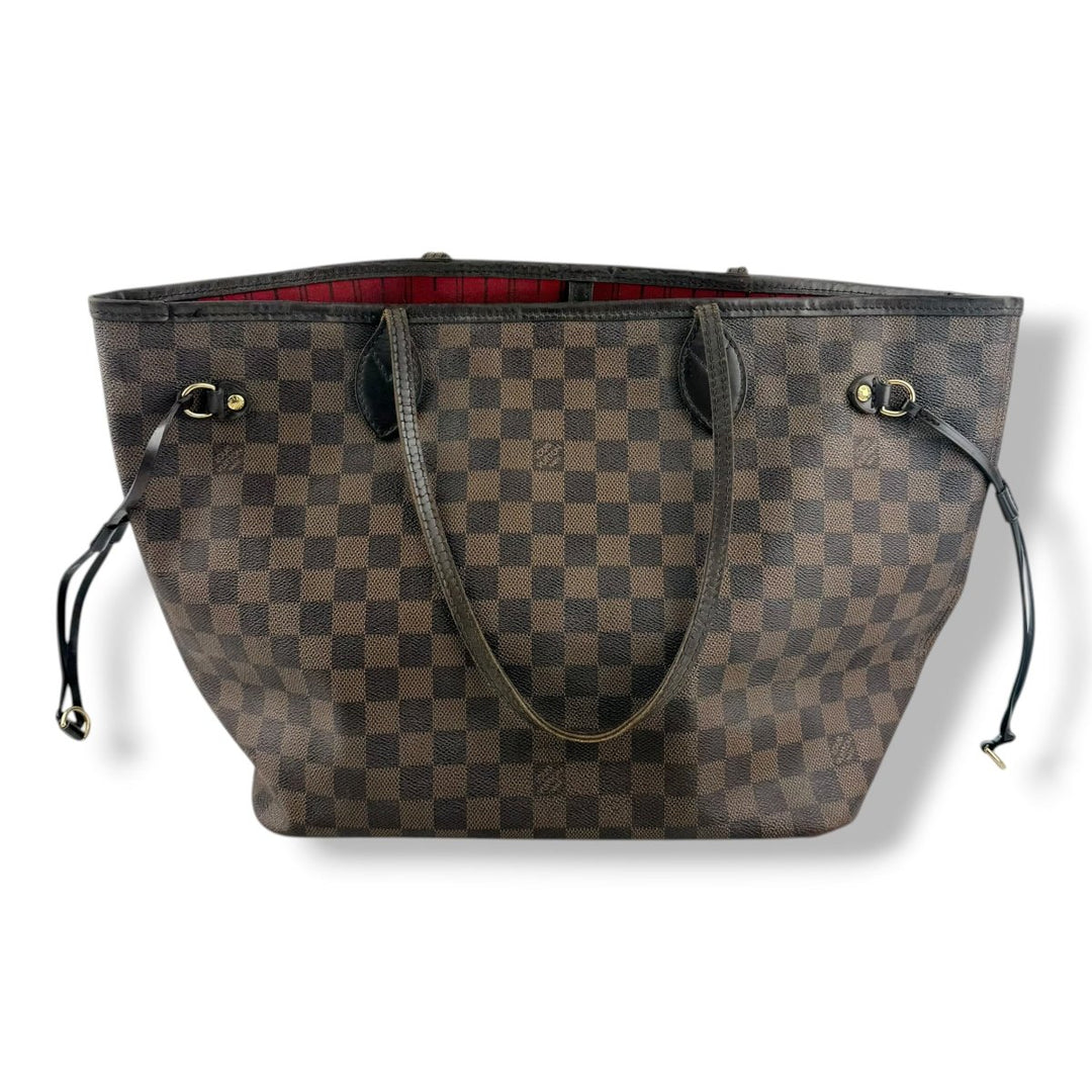 Louis Vuitton Brown Damier Neverfull MM Handbag - Lux Central