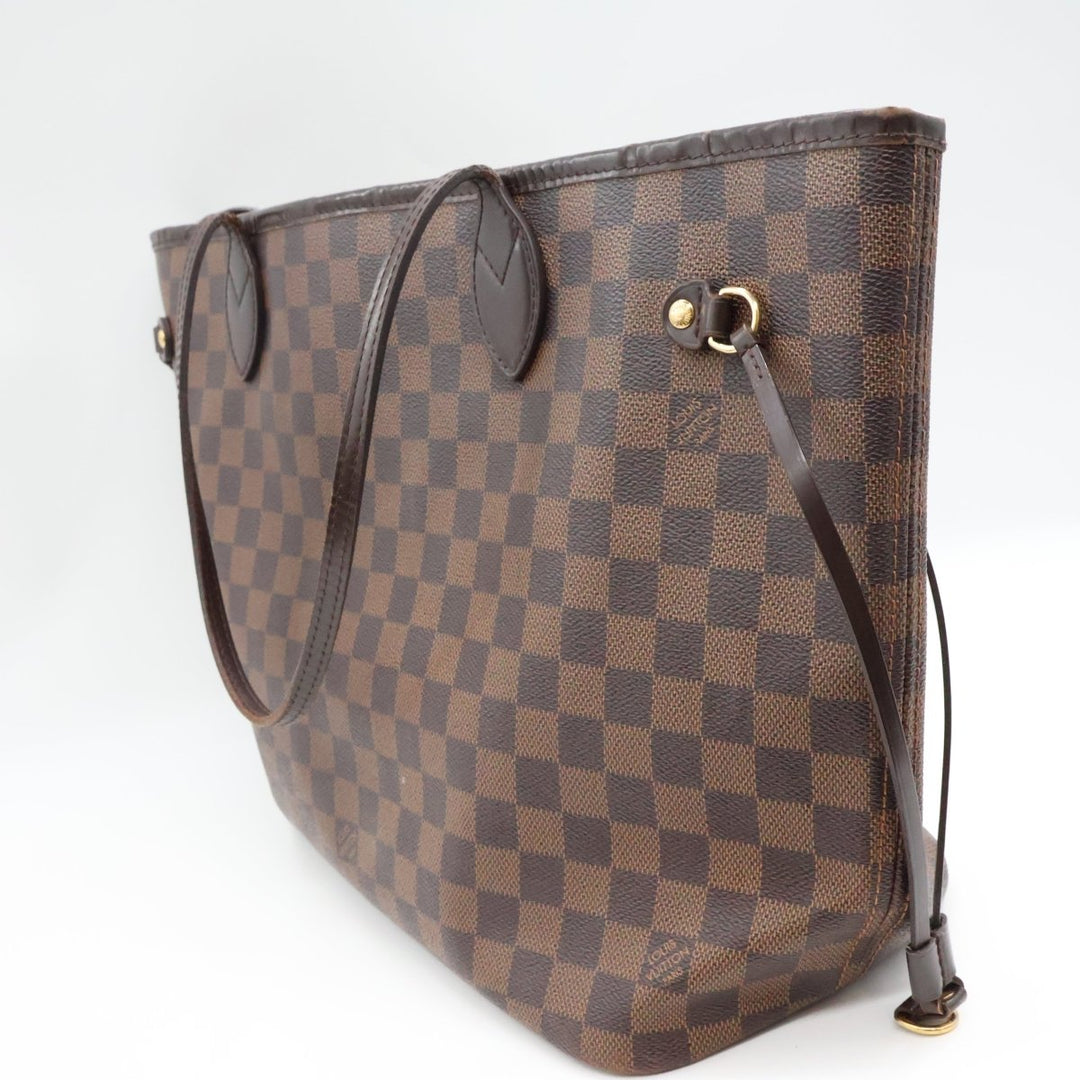 Louis Vuitton Brown Damier Neverfull MM Handbag - Lux Central