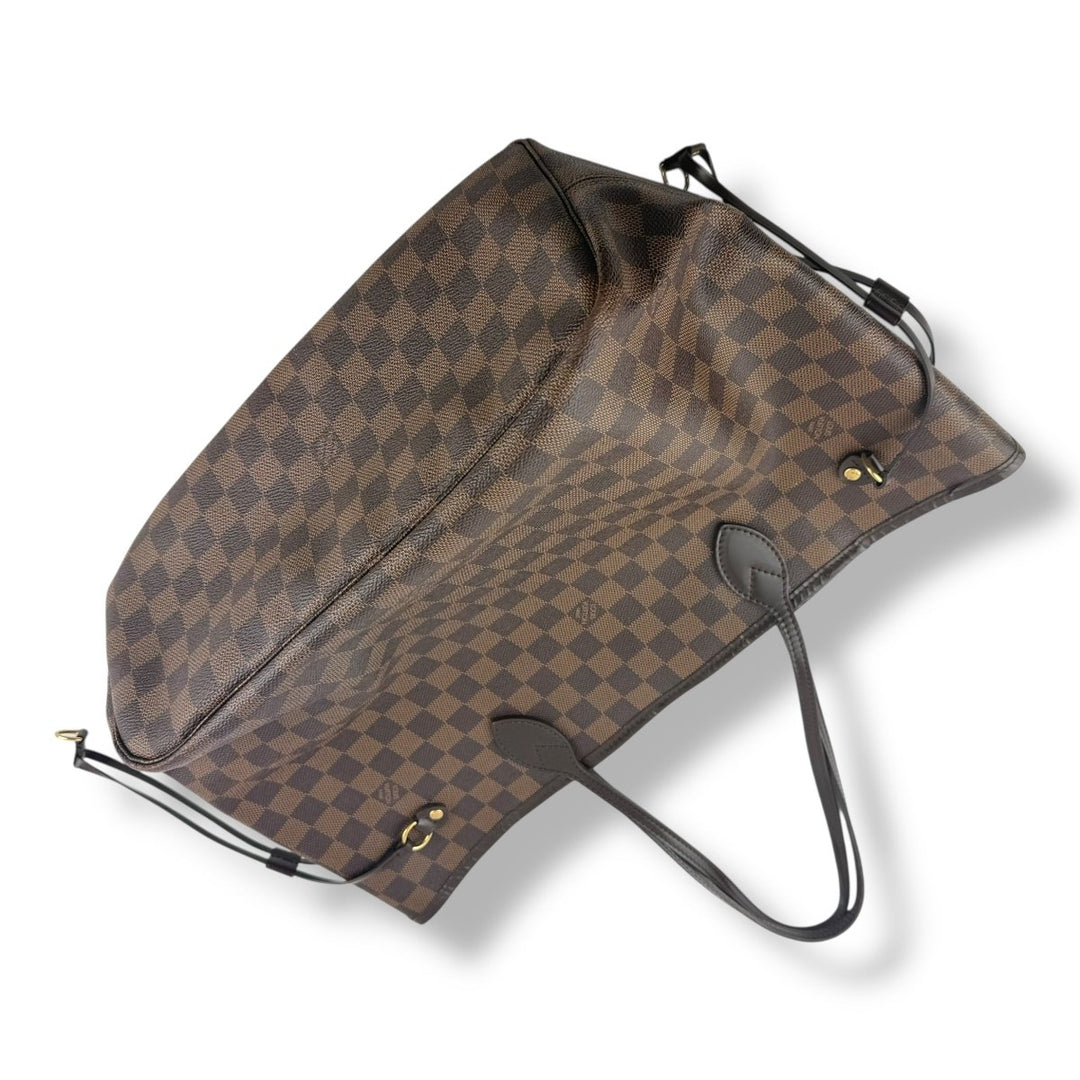 Louis Vuitton Brown Damier Neverfull MM Handbag - Lux Central