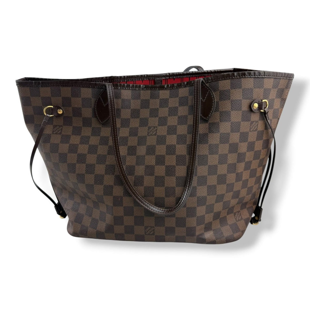 Louis Vuitton Brown Damier Neverfull MM Handbag - Lux Central