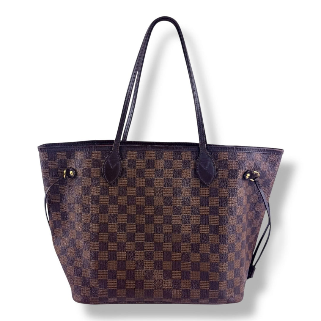 Louis Vuitton Brown Damier Neverfull MM Handbag - Lux Central