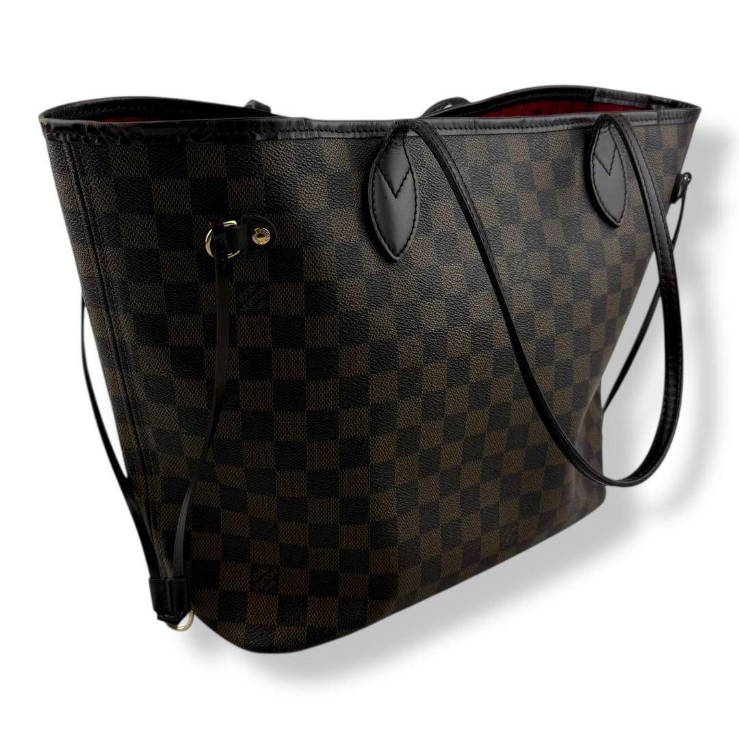 Louis Vuitton Brown Damier Neverfull MM Handbag - Lux Central