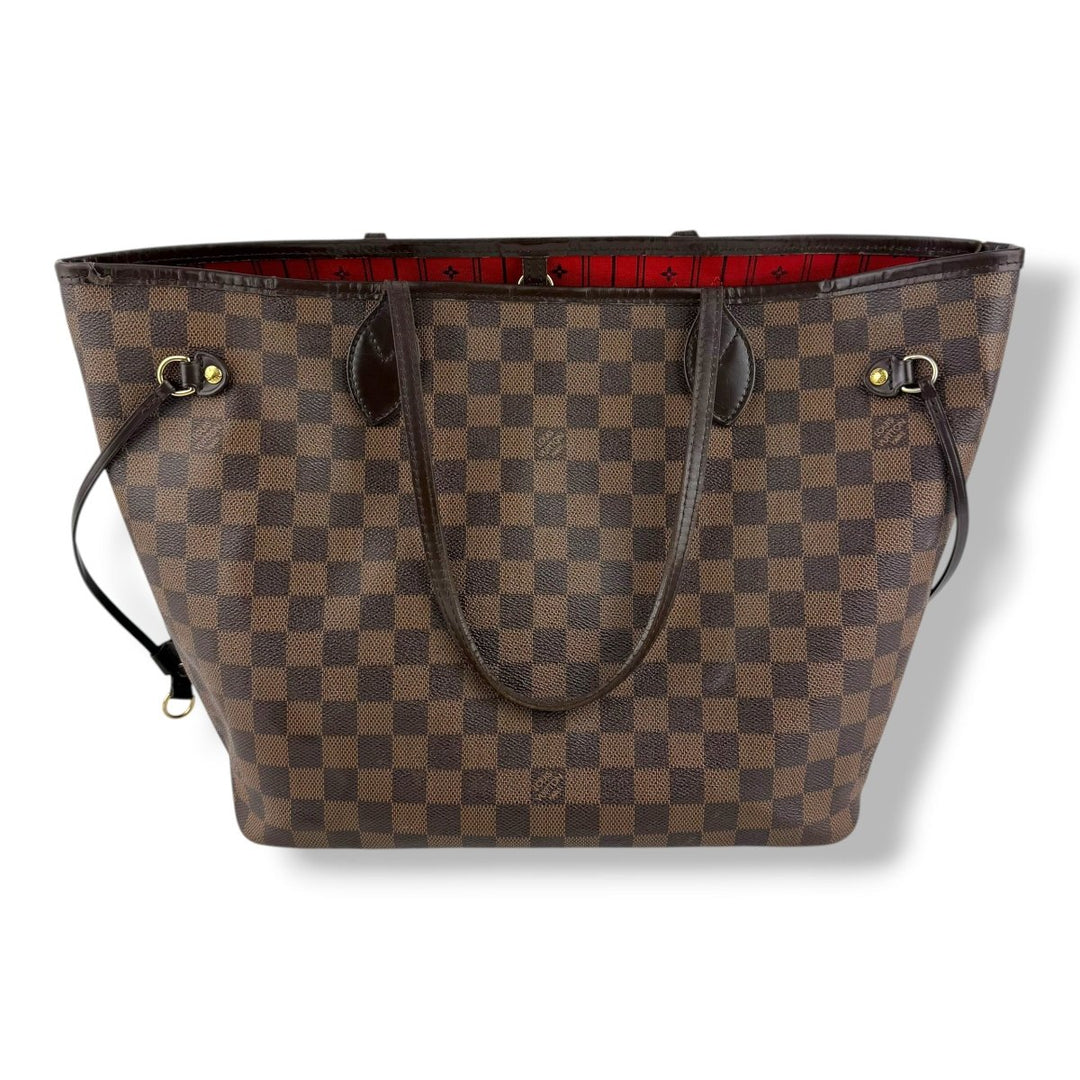 Louis Vuitton Brown Damier Neverfull MM Handbag - Lux Central