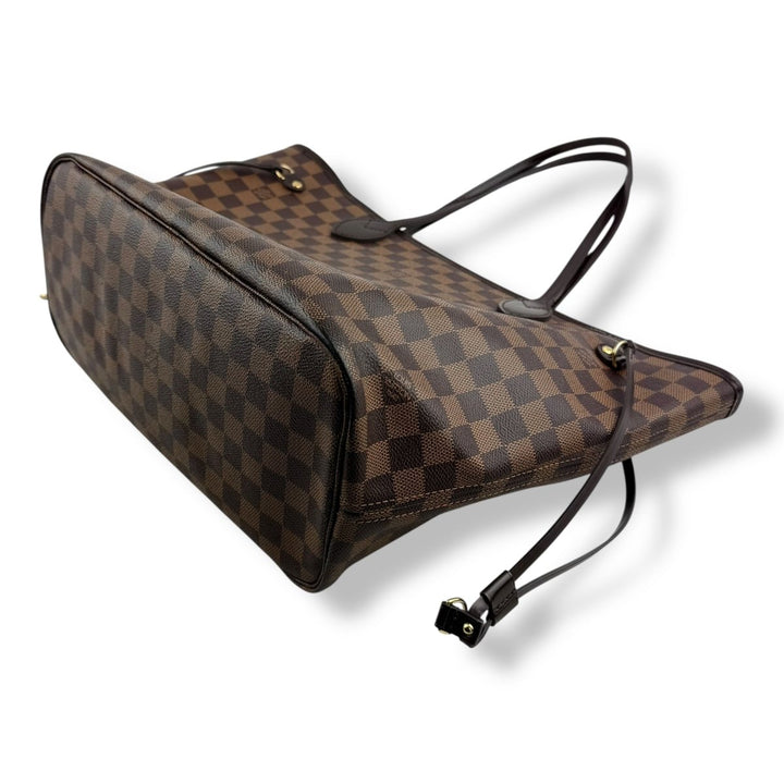 Louis Vuitton Brown Damier Neverfull MM Handbag - Lux Central