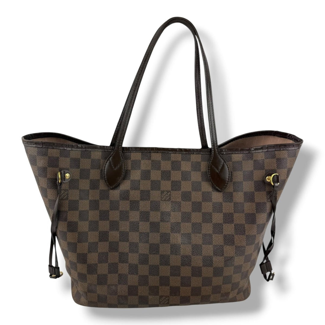 Louis Vuitton Brown Damier Neverfull MM Handbag - Lux Central