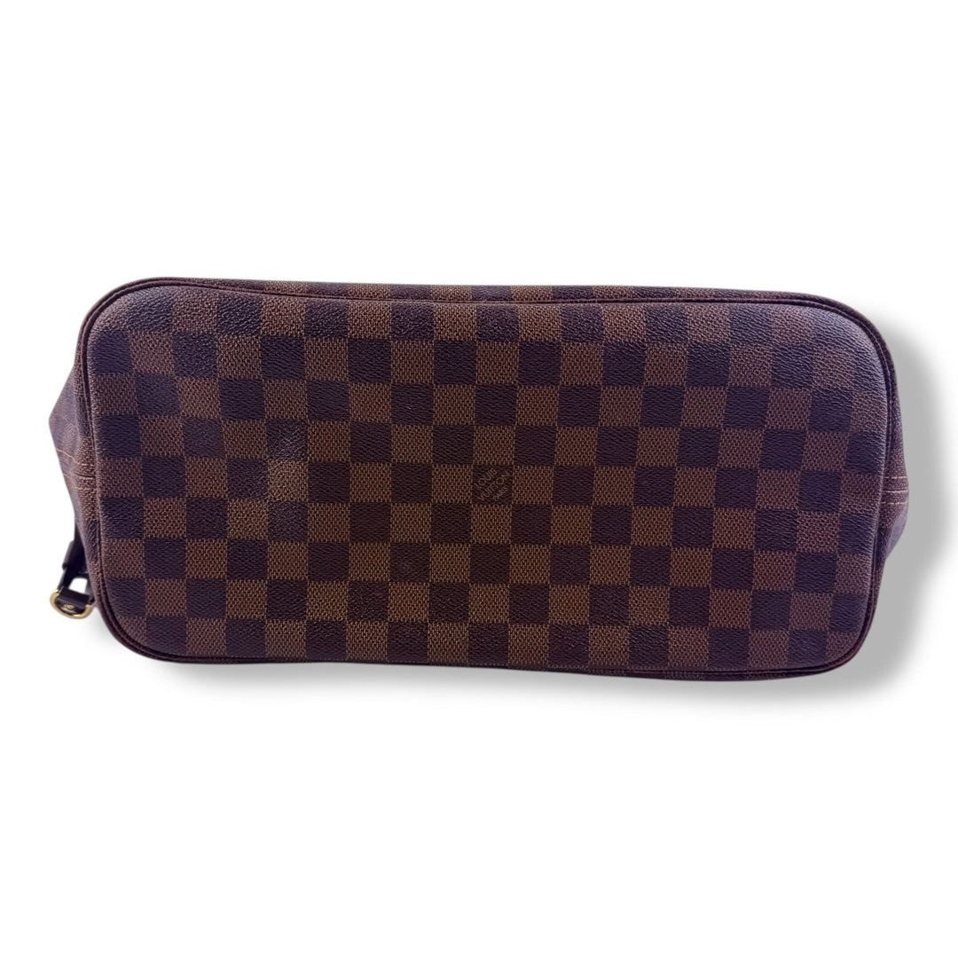 Louis Vuitton Brown Damier Neverfull MM Handbag - Lux Central
