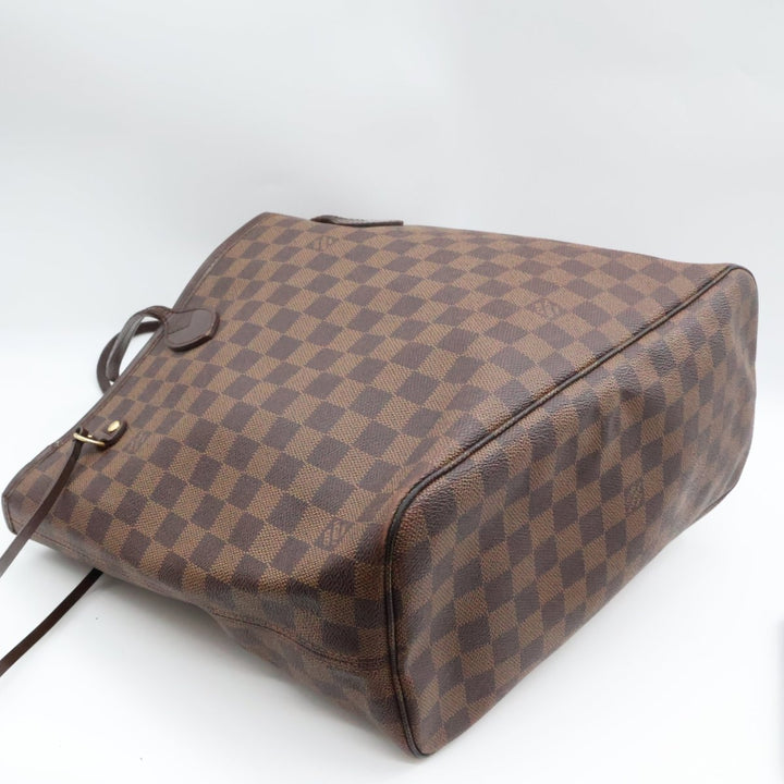 Louis Vuitton Brown Damier Neverfull MM Handbag - Lux Central