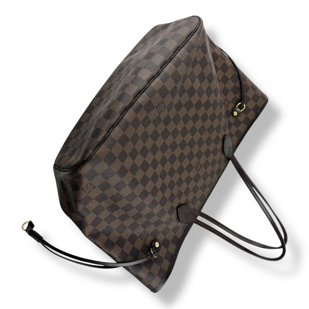 Louis Vuitton Brown Damier Neverfull MM Handbag - Lux Central