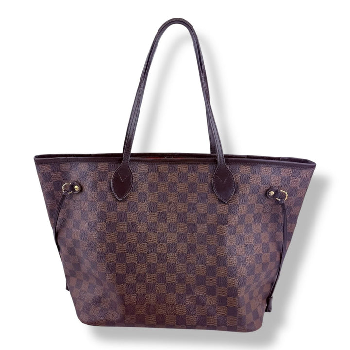 Louis Vuitton Brown Damier Neverfull MM Handbag - Lux Central