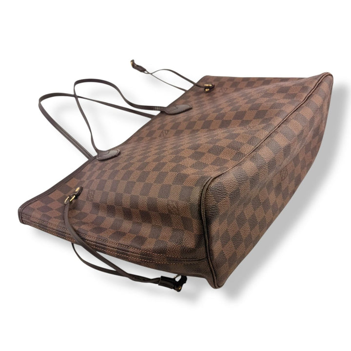 Louis Vuitton Brown Damier Neverfull MM Handbag - Lux Central