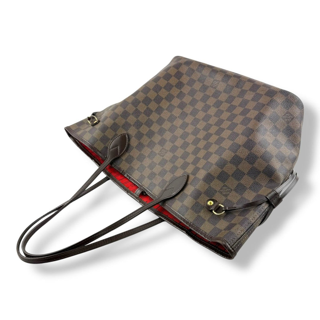 Louis Vuitton Brown Damier Neverfull MM Handbag - Lux Central