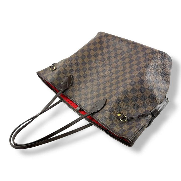 Louis Vuitton Brown Damier Neverfull MM Handbag - Lux Central