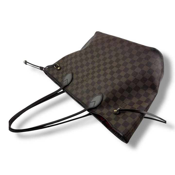 Louis Vuitton Brown Damier Neverfull MM Handbag - Lux Central