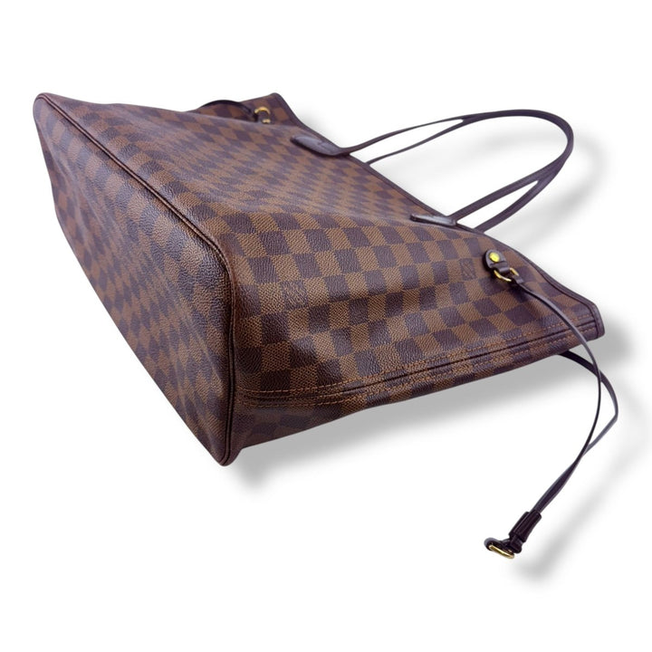 Louis Vuitton Brown Damier Neverfull MM Handbag - Lux Central
