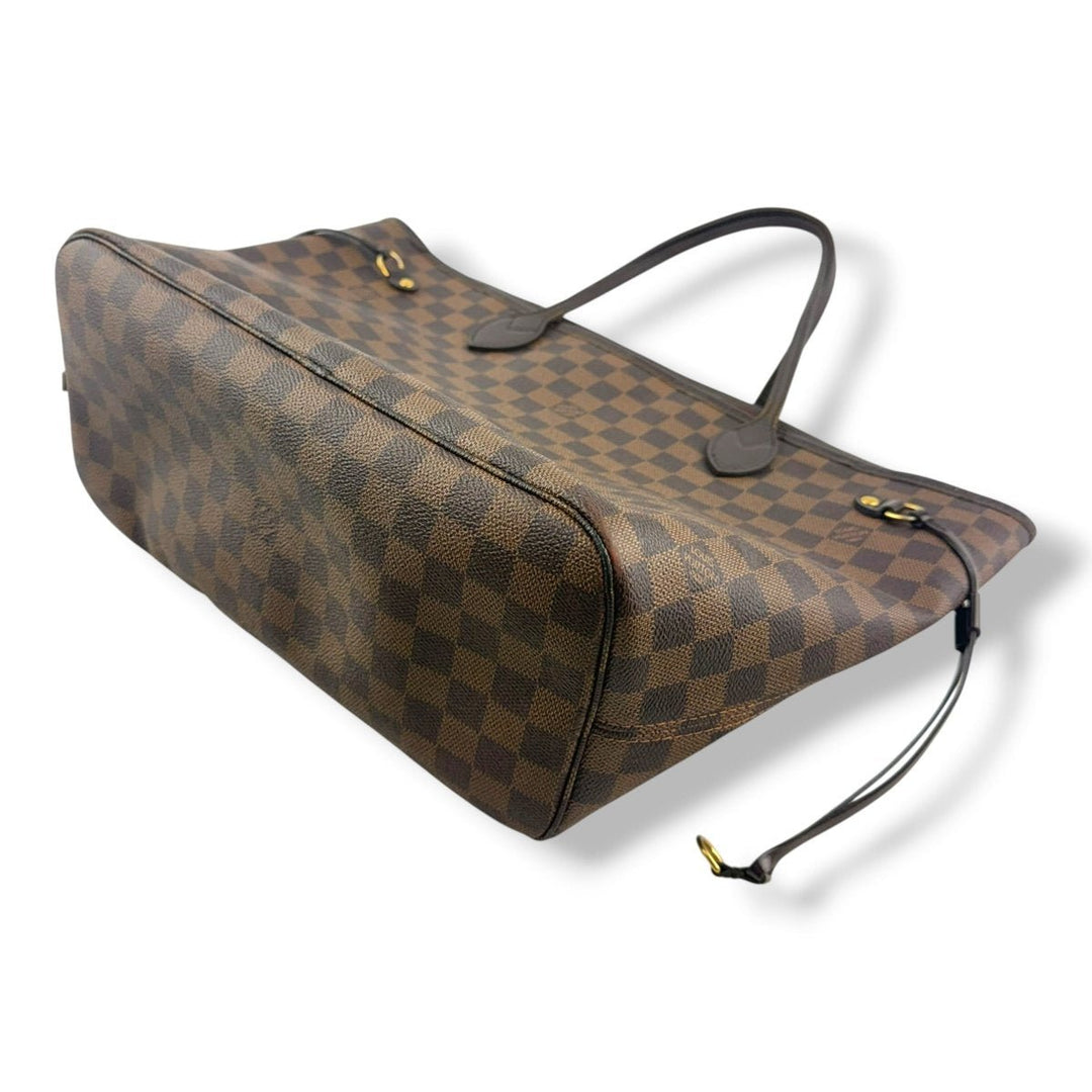 Louis Vuitton Brown Damier Neverfull MM Handbag - Lux Central