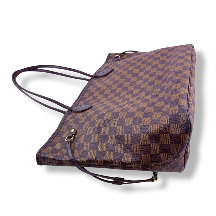 Louis Vuitton Brown Damier Neverfull MM Handbag - Lux Central